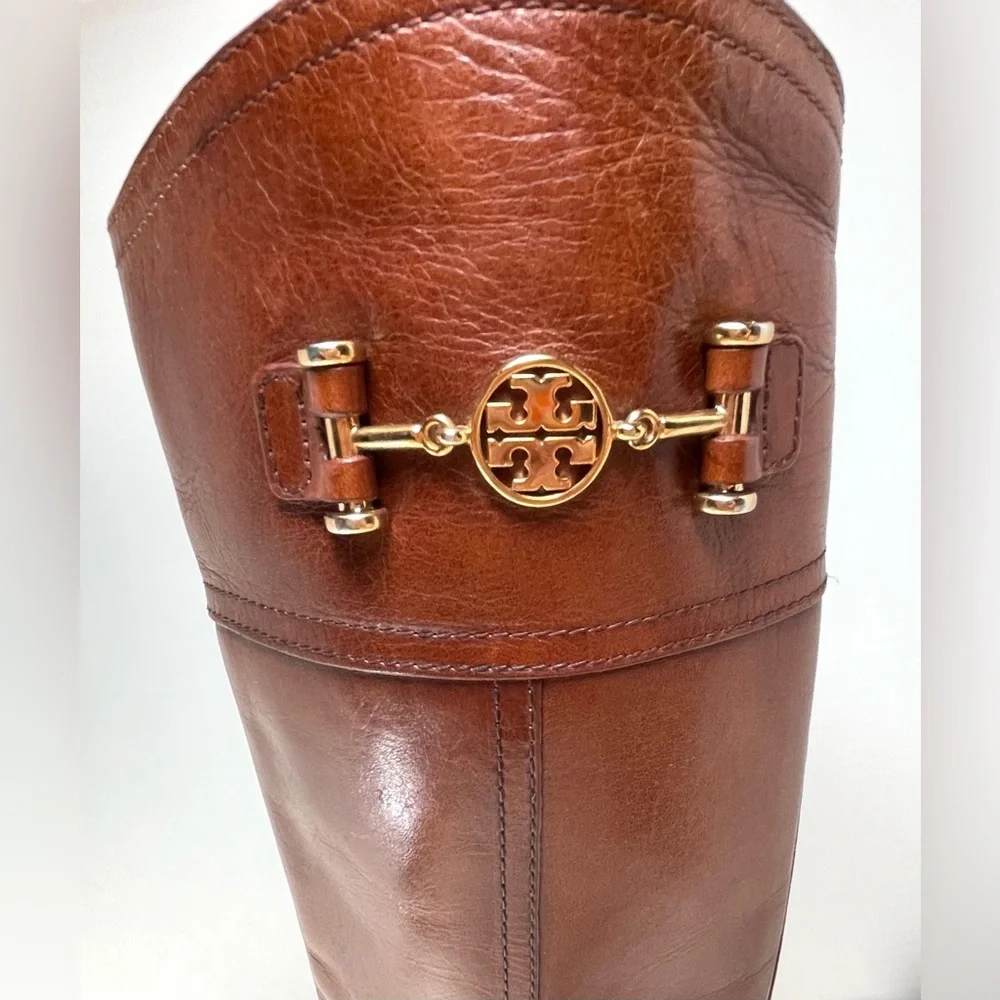 TORY BURCH Women’s Calista Knee High Riding Boots Size 6M - Picture 4 of 16